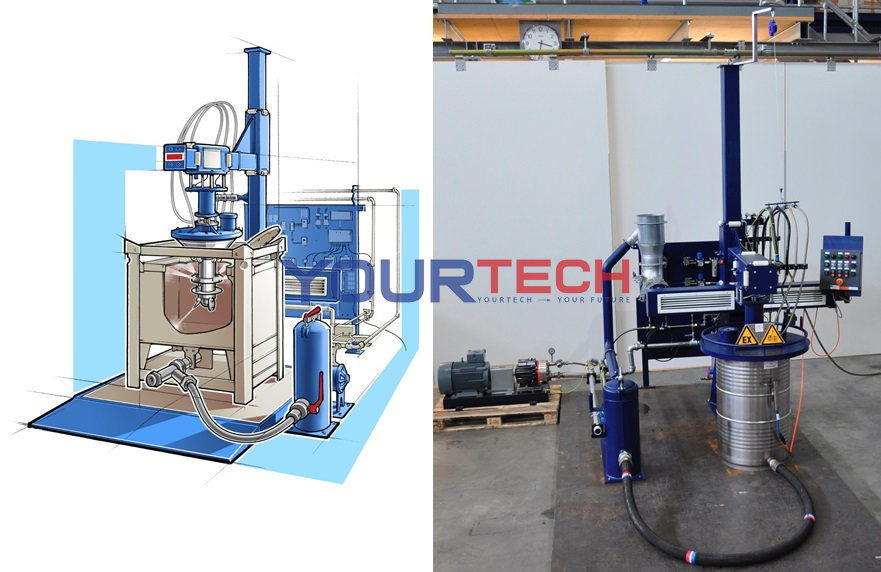 máy rửa bồn chứa type SP