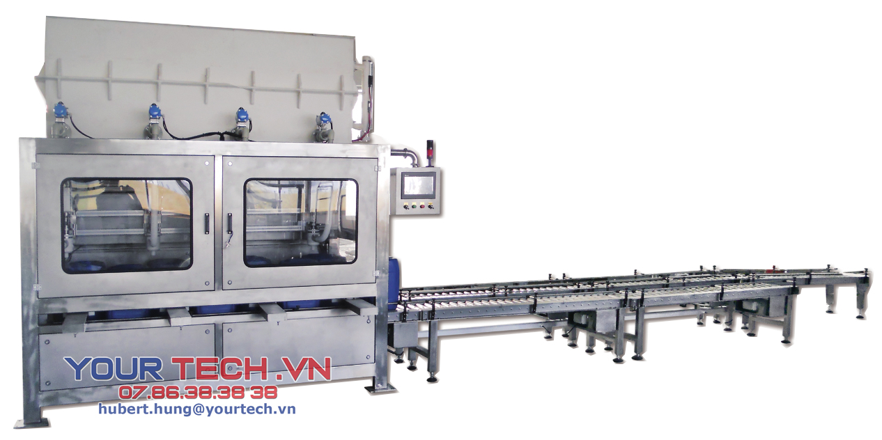Máy chiết rót, đóng gói chất lỏng chủ yếu được sử dụng trong các ngành công nghiệp như Sơn, Mực In, …. phù hợp cho việc đóng gói và đóng nắp tự động với nhiều dung tích khác nhau 1-5L, 10 – 20L, 50L, 100L, 200L,…