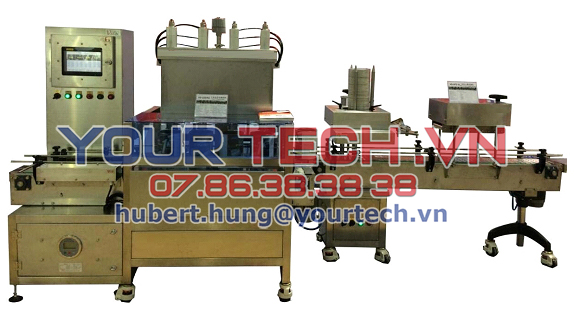 máy đóng gói chiết rót chất lỏng bán tự động
