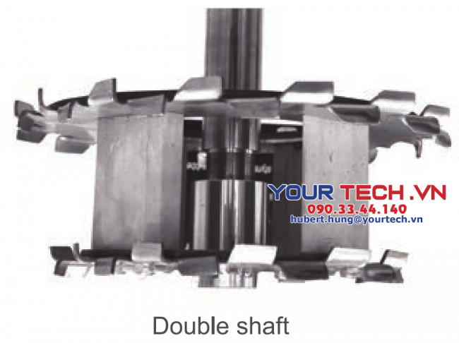 Trục máy khuấy trộn LFS