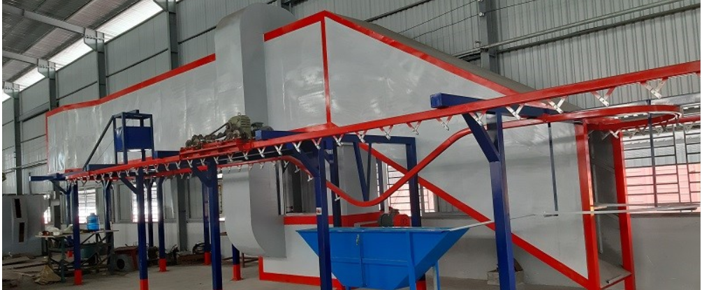 Dây chuyền phun sơn tĩnh điện